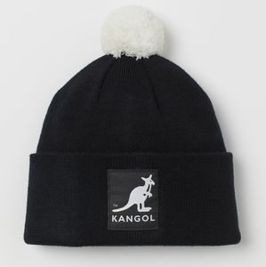 NWT KANGOL x H&M | Pompom Knit Hat